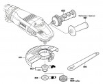 Bosch 3 601 H93 H00 Gws 24-230 Lvi Angle Grinder 230 V / Eu Spare Parts